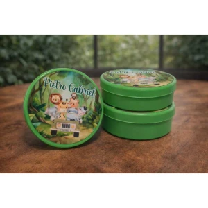 Latinhas Safari Personalizadas de Acrílico 6 cm