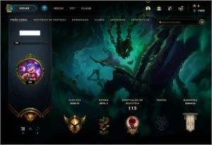 Vendo Conta GOLD 5 Flex/ Prata 1 MMR alto Solo/DUO - League of Legends LOL