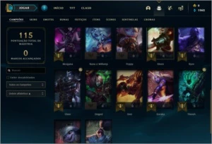 Vendo Conta GOLD 5 Flex/ Prata 1 MMR alto Solo/DUO - League of Legends LOL