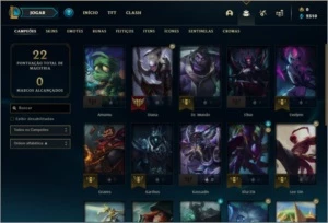 CONTA DIAMANTE 3 BARATA - League of Legends LOL
