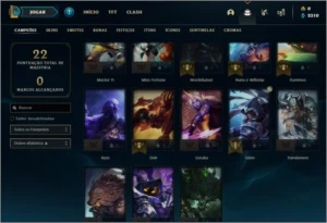 CONTA DIAMANTE 3 BARATA - League of Legends LOL