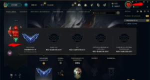 Conta League of legends DIamante 4 nivel 420  com 66 skins LOL