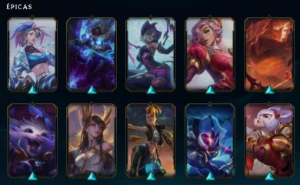 Conta League of legends DIamante 4 nivel 420  com 66 skins LOL
