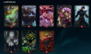 Conta League of legends DIamante 4 nivel 420  com 66 skins LOL