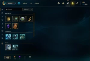 CONTA UNRANKED - EX PLATINA - League of Legends LOL