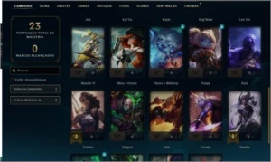 CONTA UNRANKED - EX PLATINA - League of Legends LOL