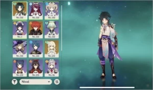 Ar33. Diluc + túmulo, Xiao - Genshin Impact