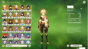 AR 60 - Nahida / Venti / Zhong / Raiden e ++ - Genshin Impact
