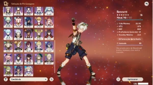 AR 60 - Nahida / Venti / Zhong / Raiden e ++ - Genshin Impact