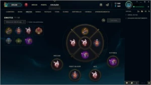Conta league of legends platina 5 COM PASSE DO MUNDIAL ATIVO LOL