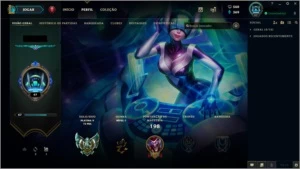 Conta league of legends platina 5 COM PASSE DO MUNDIAL ATIVO LOL
