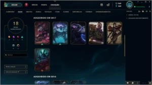 Conta league of legends platina 5 COM PASSE DO MUNDIAL ATIVO LOL