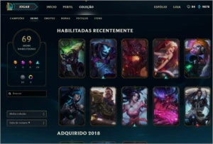 Conta Diamante 5 - League of Legends LOL
