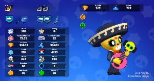 Conta Bs -  35582 Troféus 88/88 Brawlers - Brawl Stars