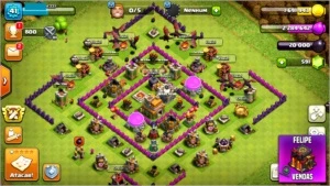 Centro de Vila 7!!! - Clash of Clans