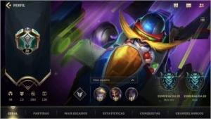 MAIN ADC: ESMERALDA III + 13 SKINS + 35 CAMPEÕES - League of Legends: Wild Rift LOL WR