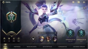 MAIN ADC: ESMERALDA III + 13 SKINS + 35 CAMPEÕES - League of Legends: Wild Rift LOL WR