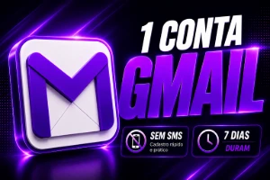 Gmail 1 conta dura 7 dias sem SMS - Emails