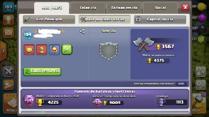 Conta Clash of Clans CV 13 80% FULL