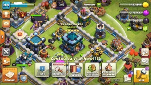 Conta Clash of Clans CV 13 80% FULL