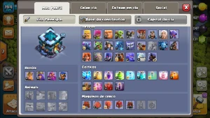 Conta Clash of Clans CV 13 80% FULL