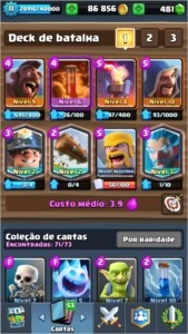 CLASH ROYALE - ARENA 11 TROFÉUS MAXIMO 4600