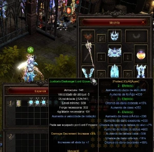 [Megamu] Dl + 190Rr + 884 Ml + Set Darkangel - MU Online
