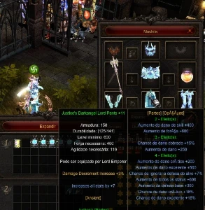 [Megamu] Dl + 190Rr + 884 Ml + Set Darkangel - MU Online