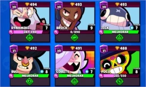Conta Brawl Stars 19.000 troféus
