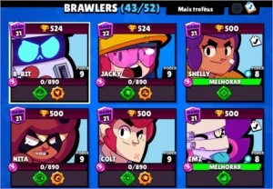 Conta Brawl Stars 19.000 troféus