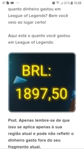 Conta no lol 127 skins nivel 261 - League of Legends
