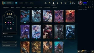 Conta de LOL e Valorant cheio de skins - League of Legends
