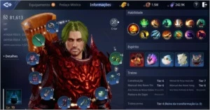 GUERREIRO LVL 70 , 81k - MIR4