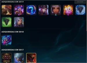 Conta de League of Legends Ouro 2 barata LOL