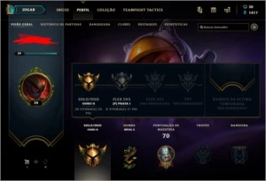 Conta de League of Legends Ouro 2 barata LOL