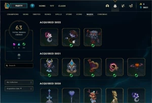 Conta Season 1 - Master há várias seasons com 804 Skins - League of Legends LOL