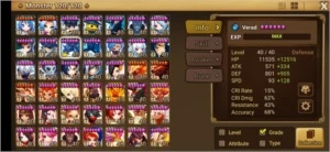 #307 Seara Tiana Verad Perna Laika - Summoners War