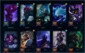 Conta Lol Platina 3 com todos os champions e 72 skins! - League of Legends