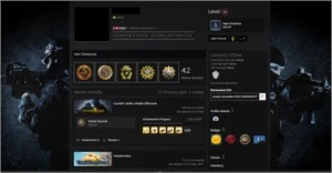 Conta Steam com CSGO prime e medalhas RARAS - Counter Strike