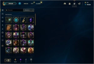 CONTA LOL COM 166 SKINS - LEVEL 325 - UNRANKED - League of Legends