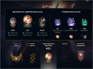 CONTA LOL COM 166 SKINS - LEVEL 325 - UNRANKED - League of Legends