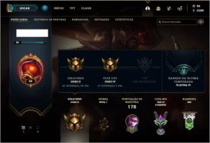Conta ouro 2 com 54 champs e 62 skins - League of Legends LOL
