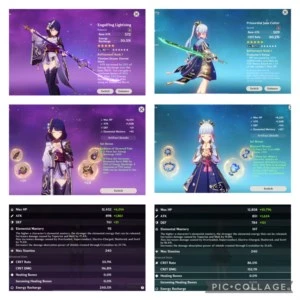 Genshin Impact NA AR56 Endgame 15+ 5* Pers. 15+ 5* Armas