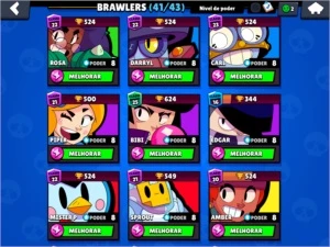 Conta de Brawl stars top! Todos os passes,muitas skins
