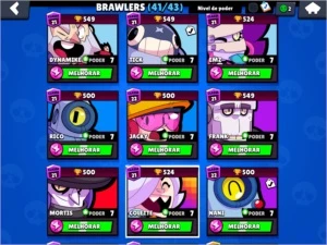 Conta de Brawl stars top! Todos os passes,muitas skins