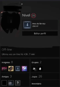 Conta CSGO com 5 Medalhas (GTA V, FIFA 23) - Counter Strike