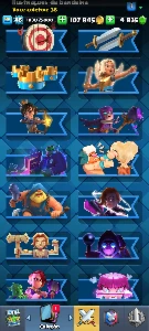 Conta muito boa no Clash Royale com 4mil gemas 