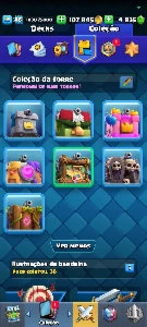 Conta muito boa no Clash Royale com 4mil gemas 