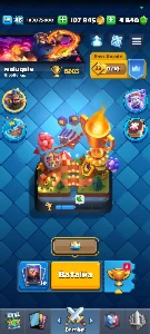 Conta muito boa no Clash Royale com 4mil gemas 