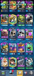 Conta muito boa no Clash Royale com 4mil gemas 